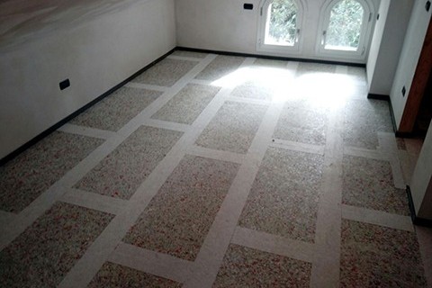 Soluzione per posa di piastrelle fino a 80x80 cm (4 / 9 Immagini)